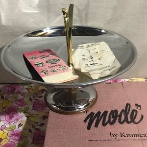 Kromex Pedestal Service Bowl